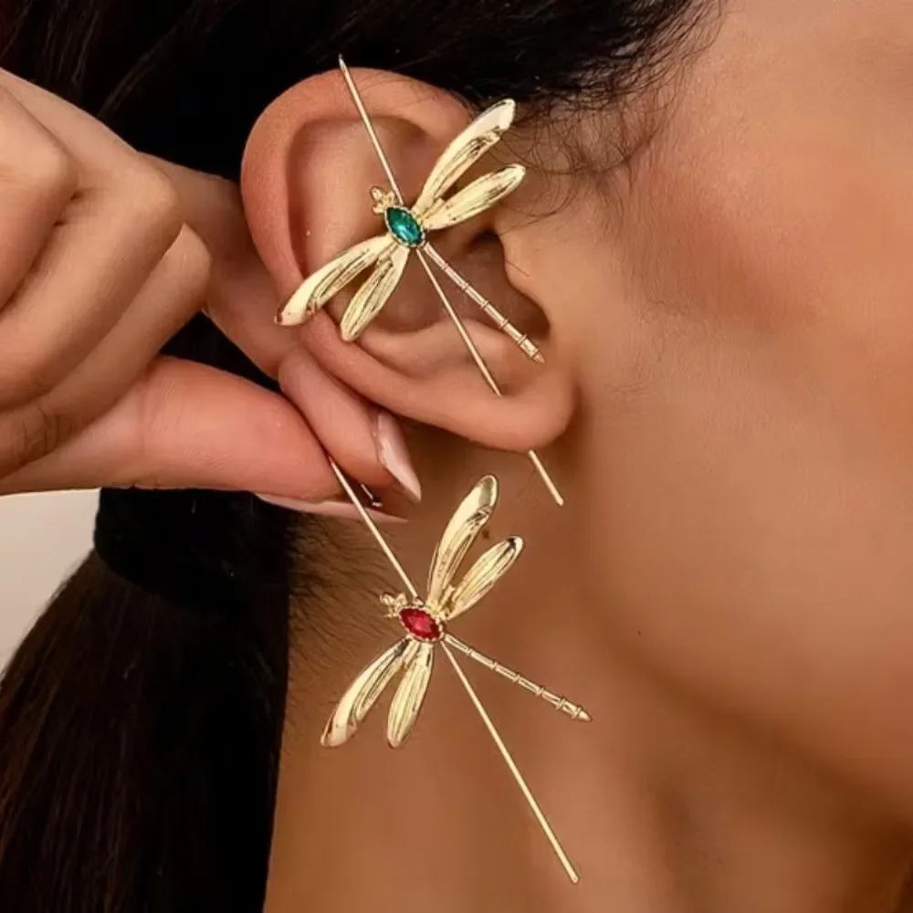 Dragonfly cuff earring #2306